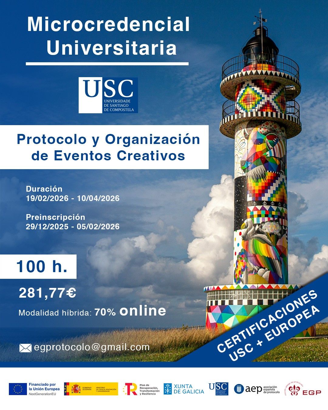 Protocolo e Organizaci&oacute;n de Eventos Creativos